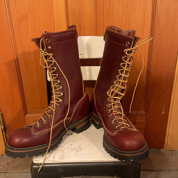 Red Dawg Brown Leather Boots - Picture 2 of 6